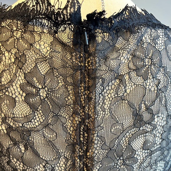 Tadashi Shoji size 6 black lace dress - Picture 10 of 15